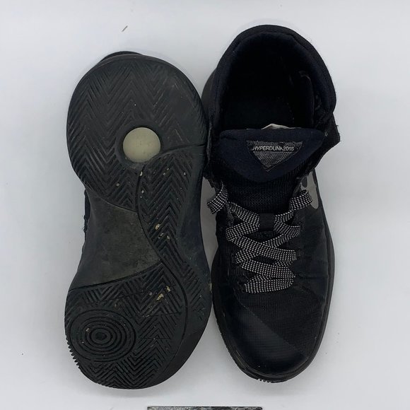Youth Nike Hyperdunk 2015 Black White - Picture 4 of 7